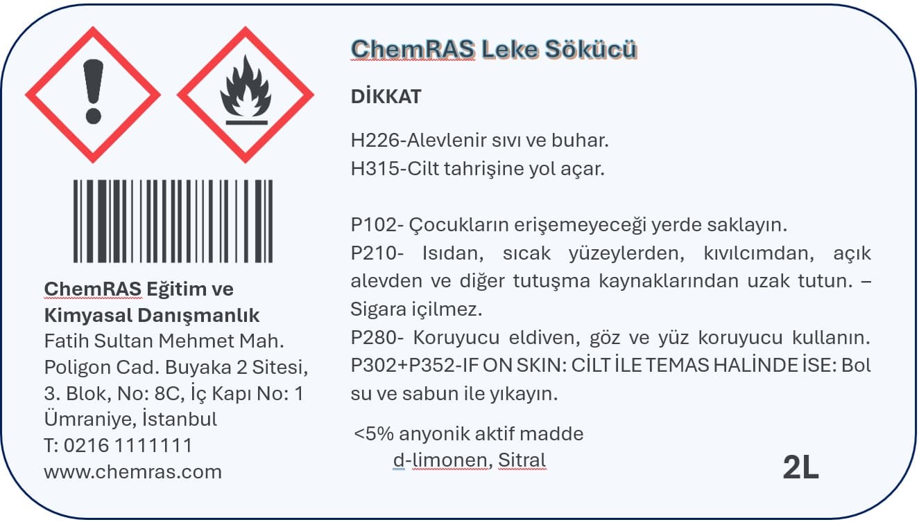 Etiket hakkında bilgilendirici görsel