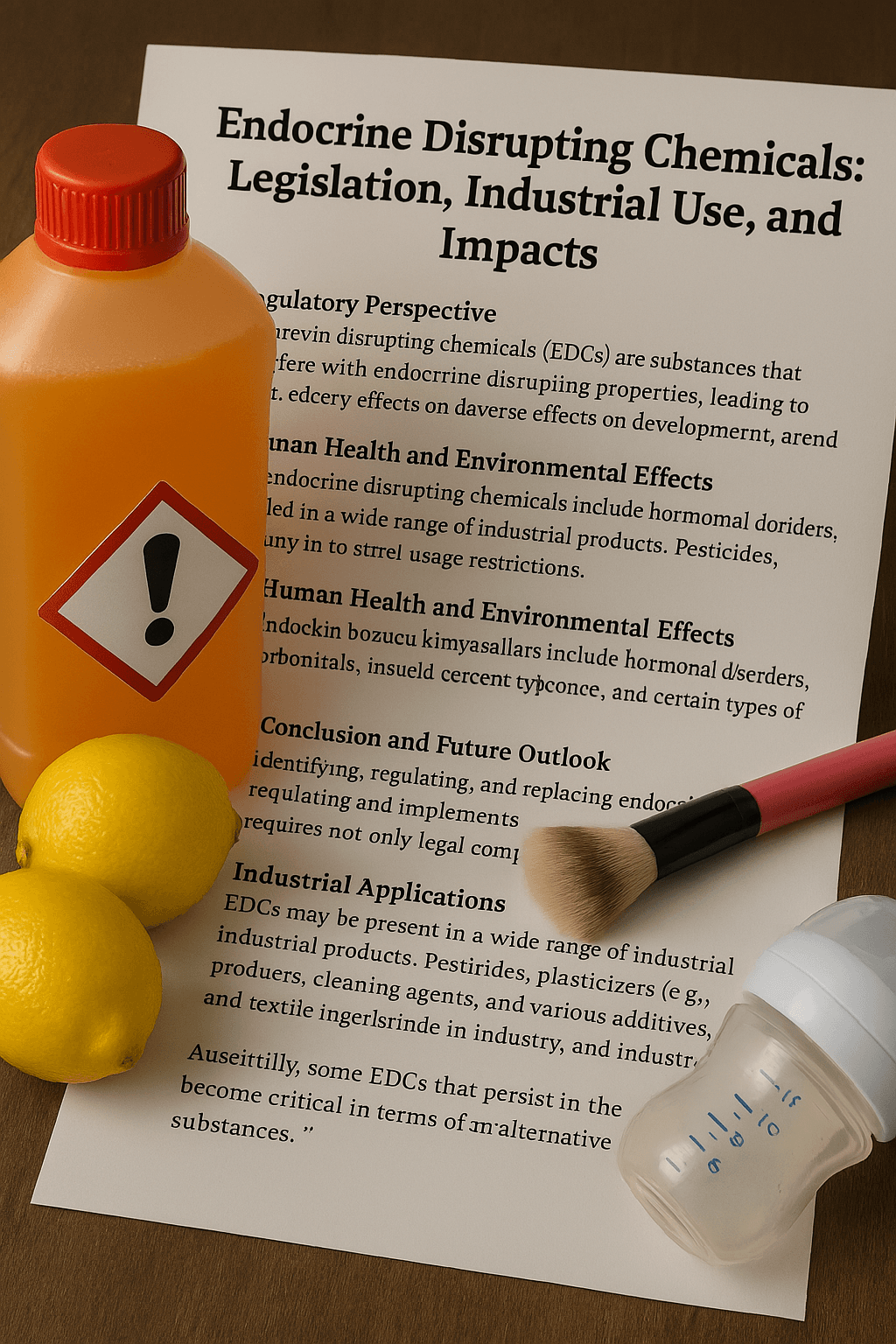 Endocrine Disrupting Chemicals: Legislation, Industrial Use, and Impacts