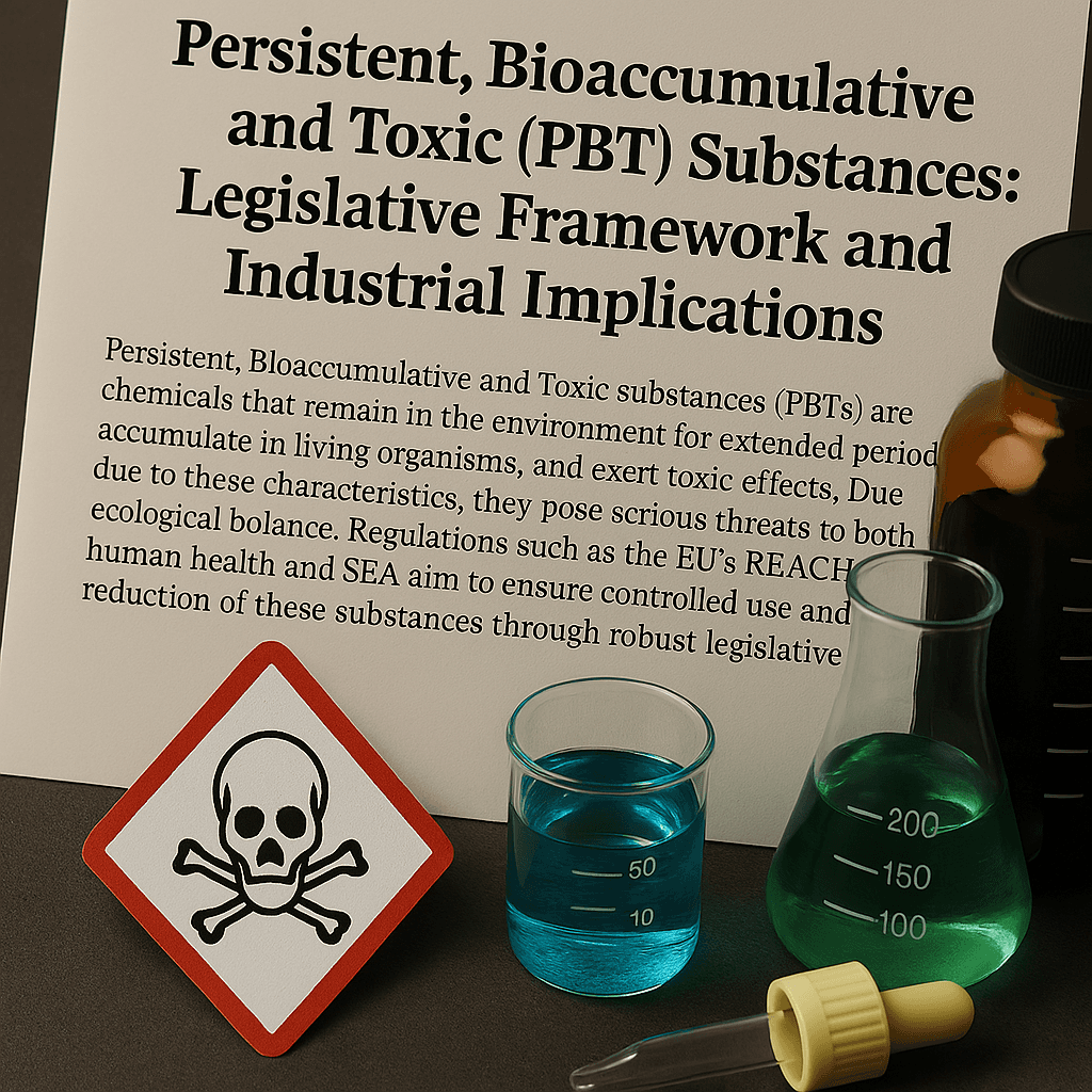 Persistent, Bioaccumulative and Toxic (PBT) Substances: Legislative Framework and Industrial Implications